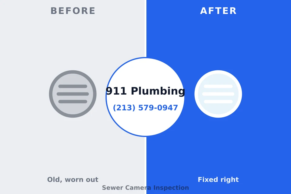 Before and after: plumbing company Grafton, OH